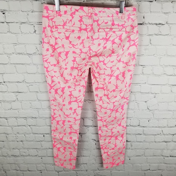 GAP | floral skinny mini crop khaki pants - Picture 2 of 9